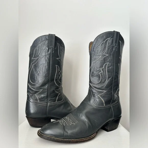 HONDO BOOTS Vintage Western Leather Cowboy Boots Men’s Size 14 - Picture 1 of 13